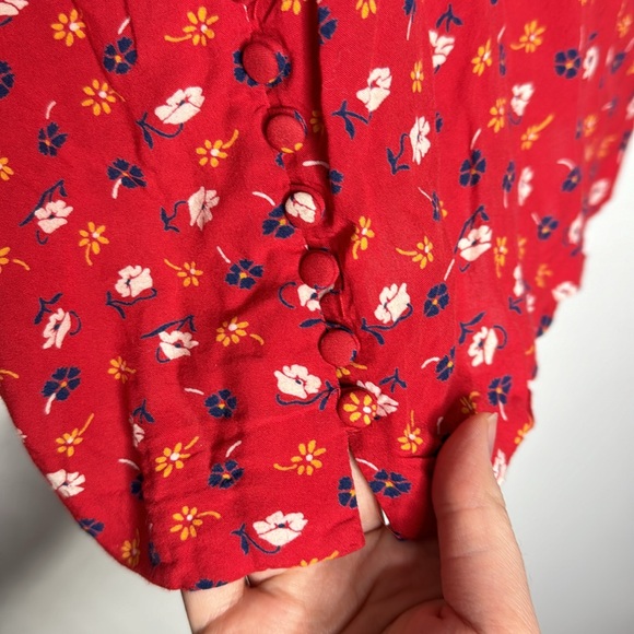 Madewell Button-Down Cami Top in Prairie Posies Size 4 - Picture 6 of 10